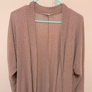 Tan cardigan